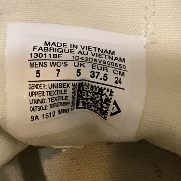 Baby Blue Converse (Men) - Picture 4 of 5